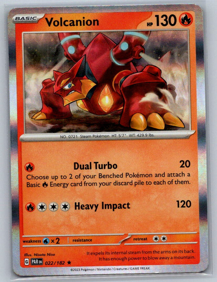 Volcanion Holo Rare SV04: Paradox Rift 022/182 NM