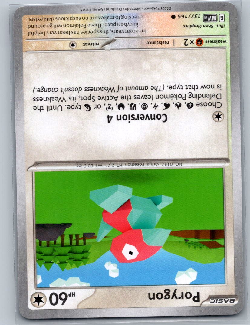 Porygon Common SV: Scarlet & Violet 151 137/165 NM