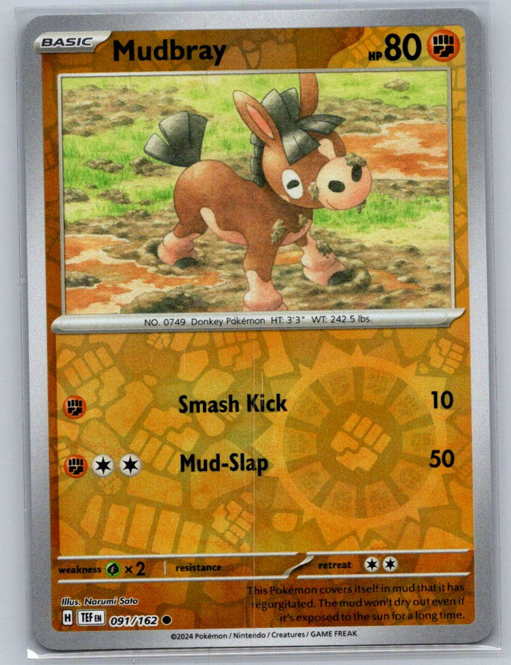 Mudbray Reverse Holo Common SV05: Temporal Forces 091/162 NM