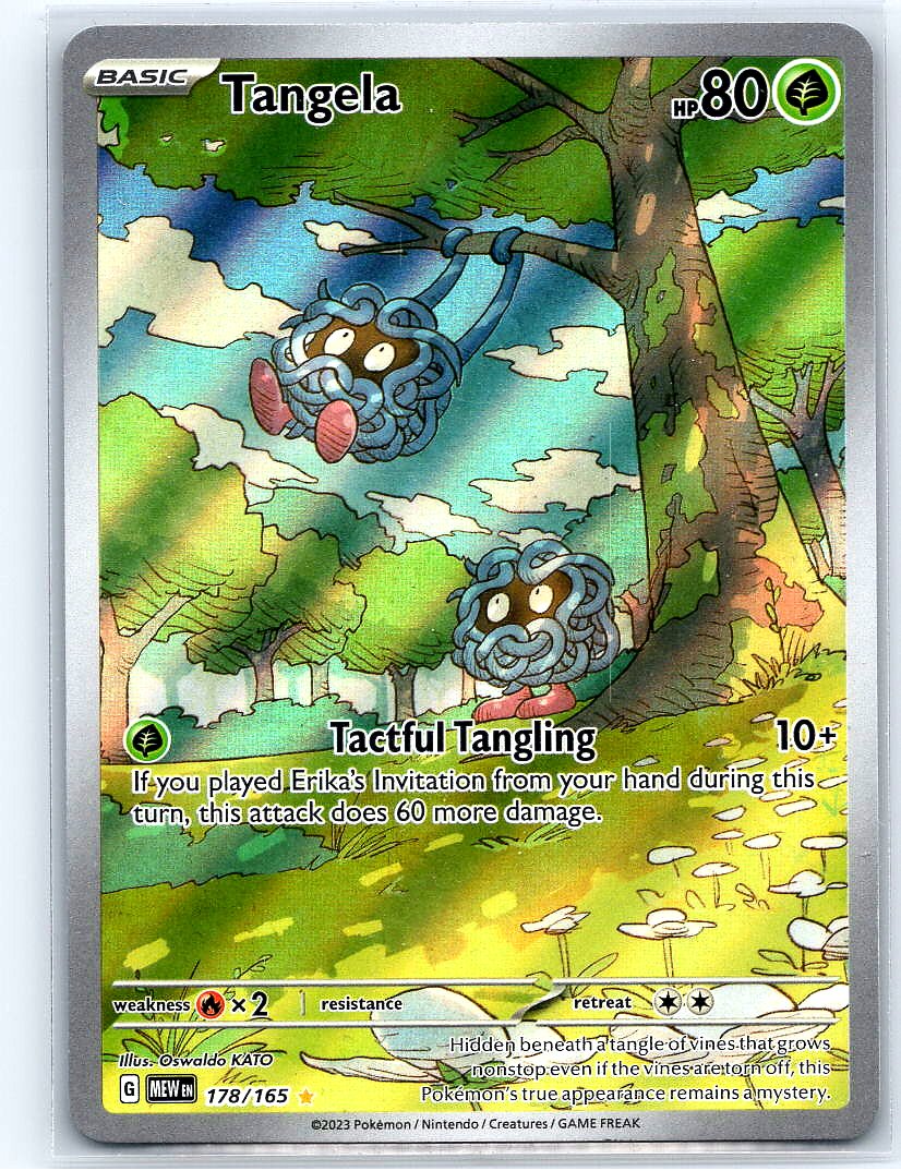 Tangela Holo Illustration Rare SV: Scarlet & Violet 151 178/165 NM
