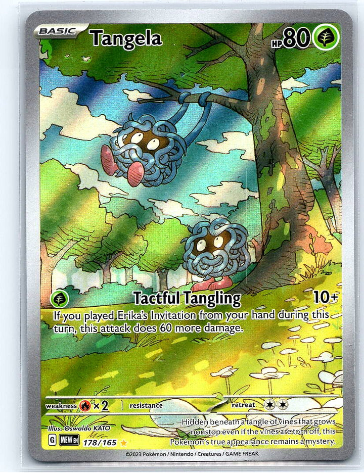 Tangela Holo Illustration Rare SV: Scarlet & Violet 151 178/165 NM