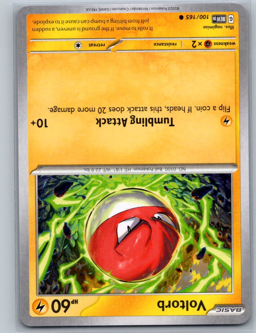 Voltorb Common SV: Scarlet & Violet 151 100/165 NM