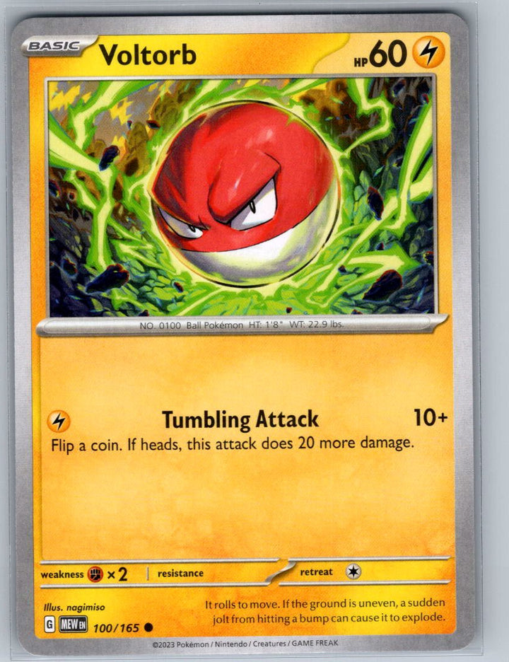 Voltorb Common SV: Scarlet & Violet 151 100/165 NM