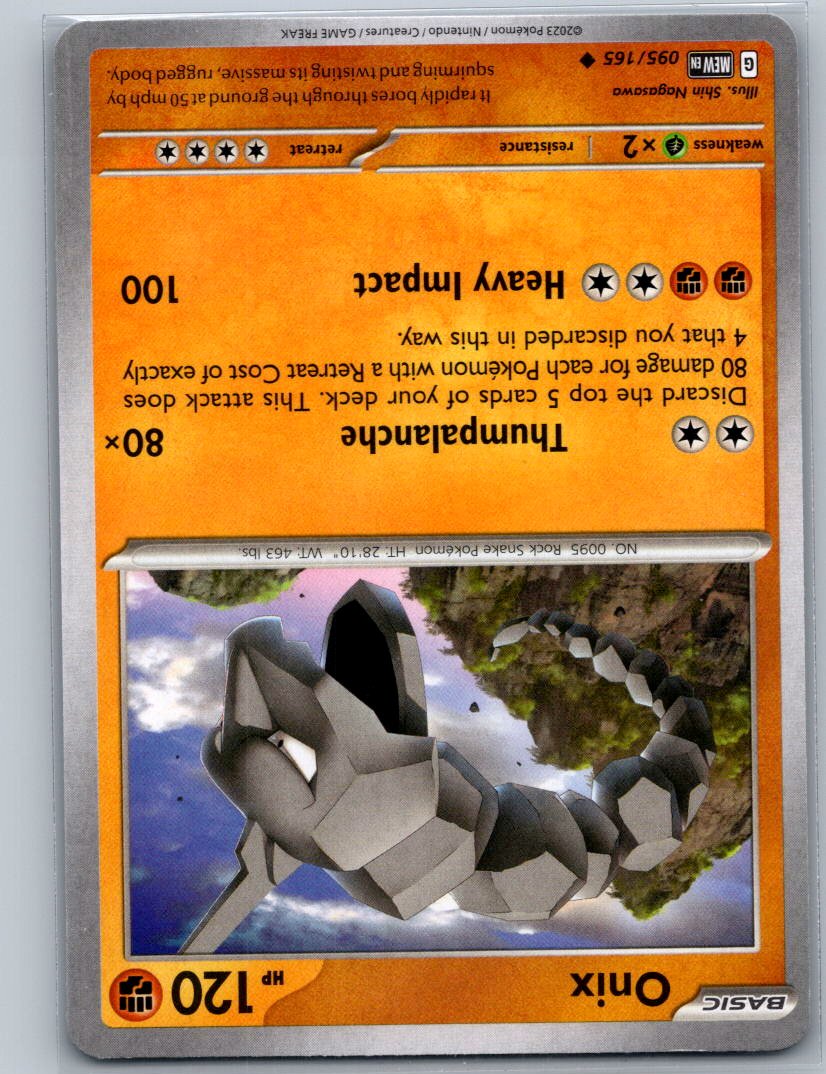 Onix Uncommon SV: Scarlet & Violet 151 095/165 NM