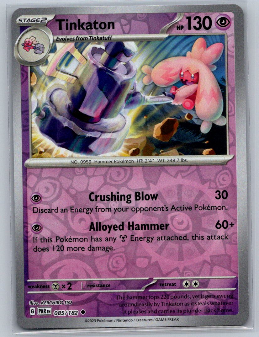 Tinkaton Reverse Holo Uncommon SV04: Paradox Rift 085/182 NM