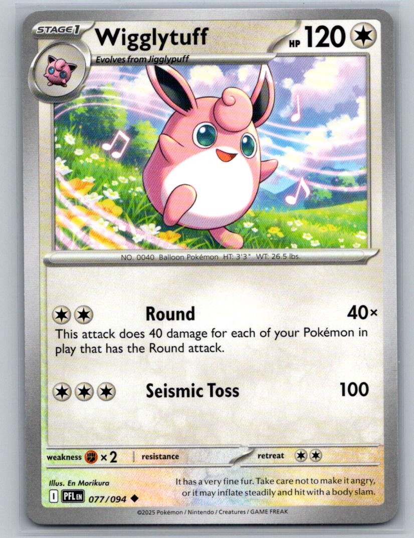 Wigglytuff Uncommon ME02: Phantasmal Flames 077/094 NM