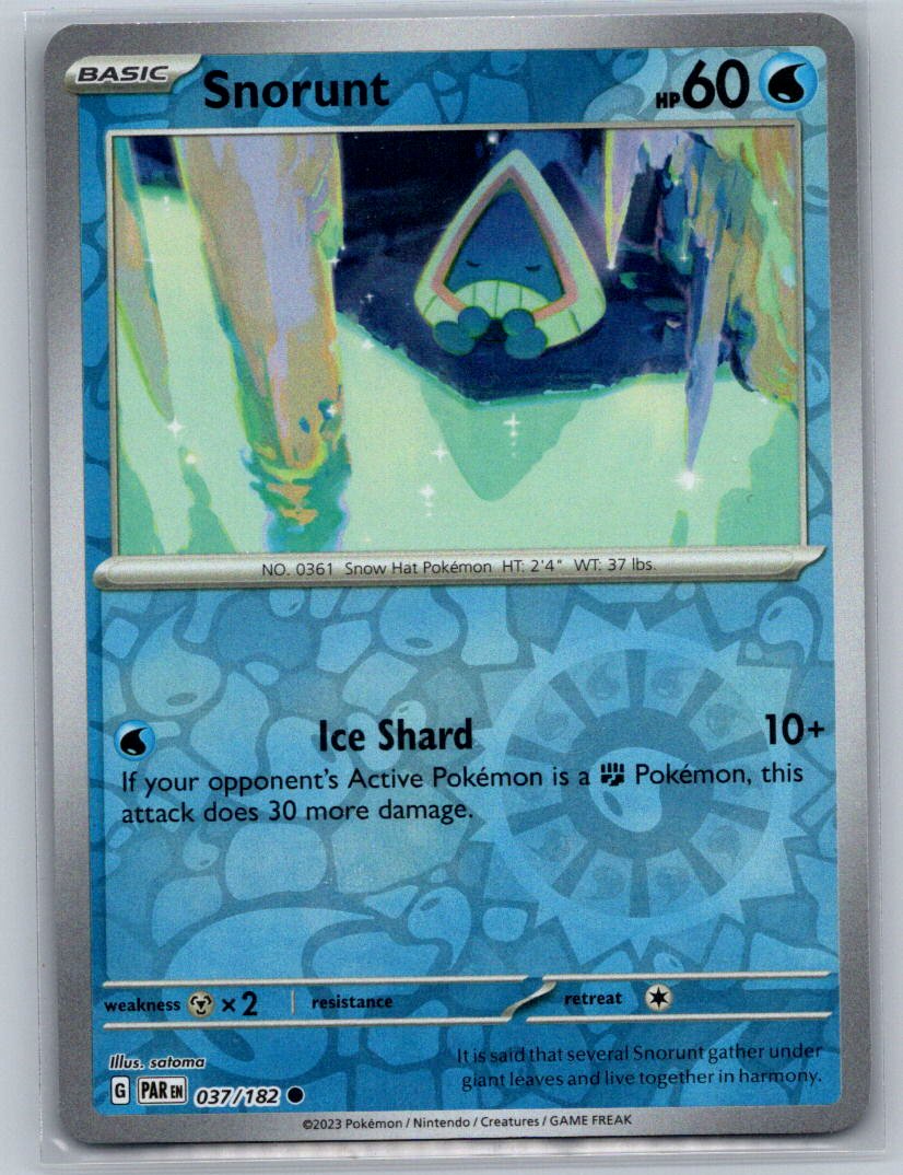 Snorunt - Reverse Holo Common SV04: Paradox Rift 037/182 NM