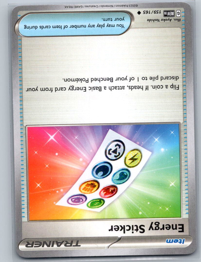 Energy Sticker Uncommon SV: Scarlet & Violet 151 159/165 NM