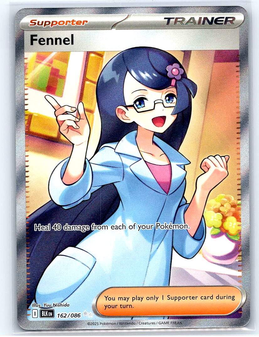Fennel Holo Ultra Rare SV: Black Bolt 162/086 NM