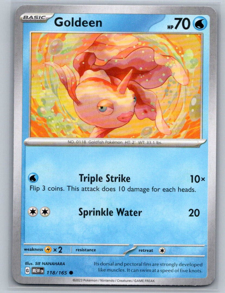Goldeen Common SV: Scarlet & Violet 151 118/165 NM