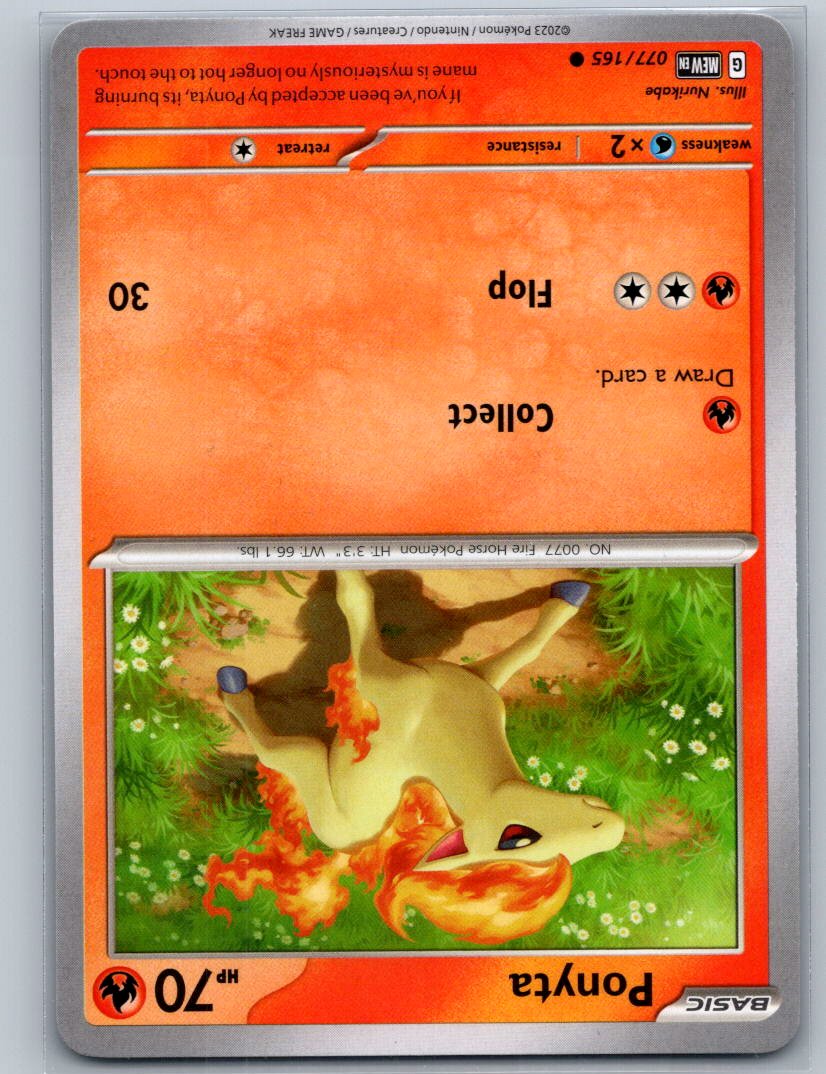 Ponyta Common SV: Scarlet & Violet 151 077/165 NM