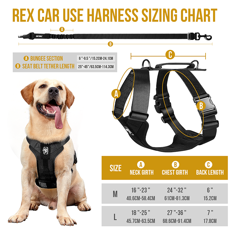 REX Car Dog Harness