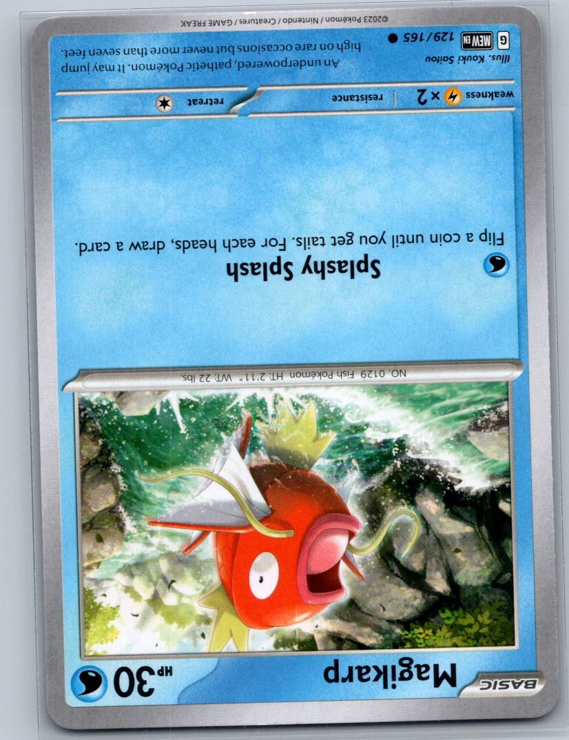 Magikarp Common SV: Scarlet & Violet 151 129/165 NM