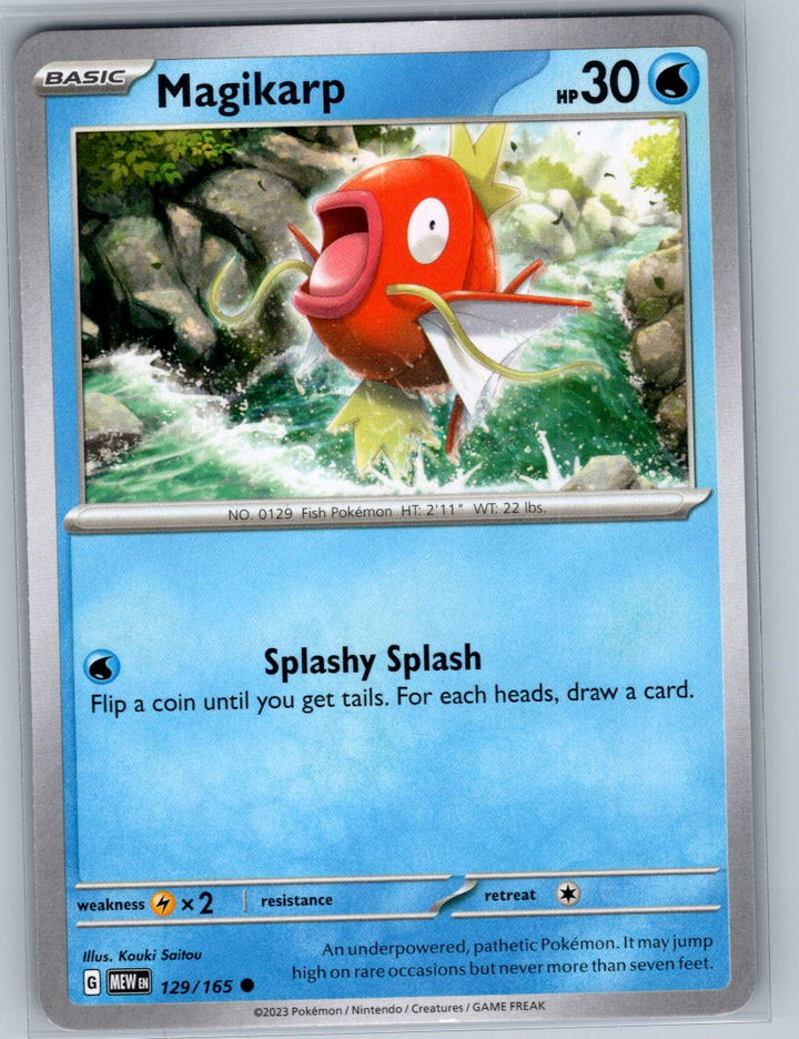 Magikarp Common SV: Scarlet & Violet 151 129/165 NM