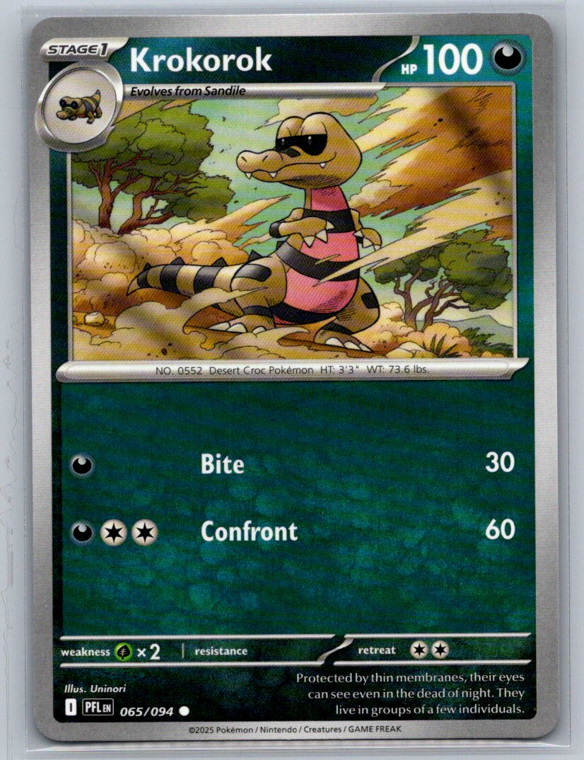 Krokorok Common ME02: Phantasmal Flames 065/094 NM