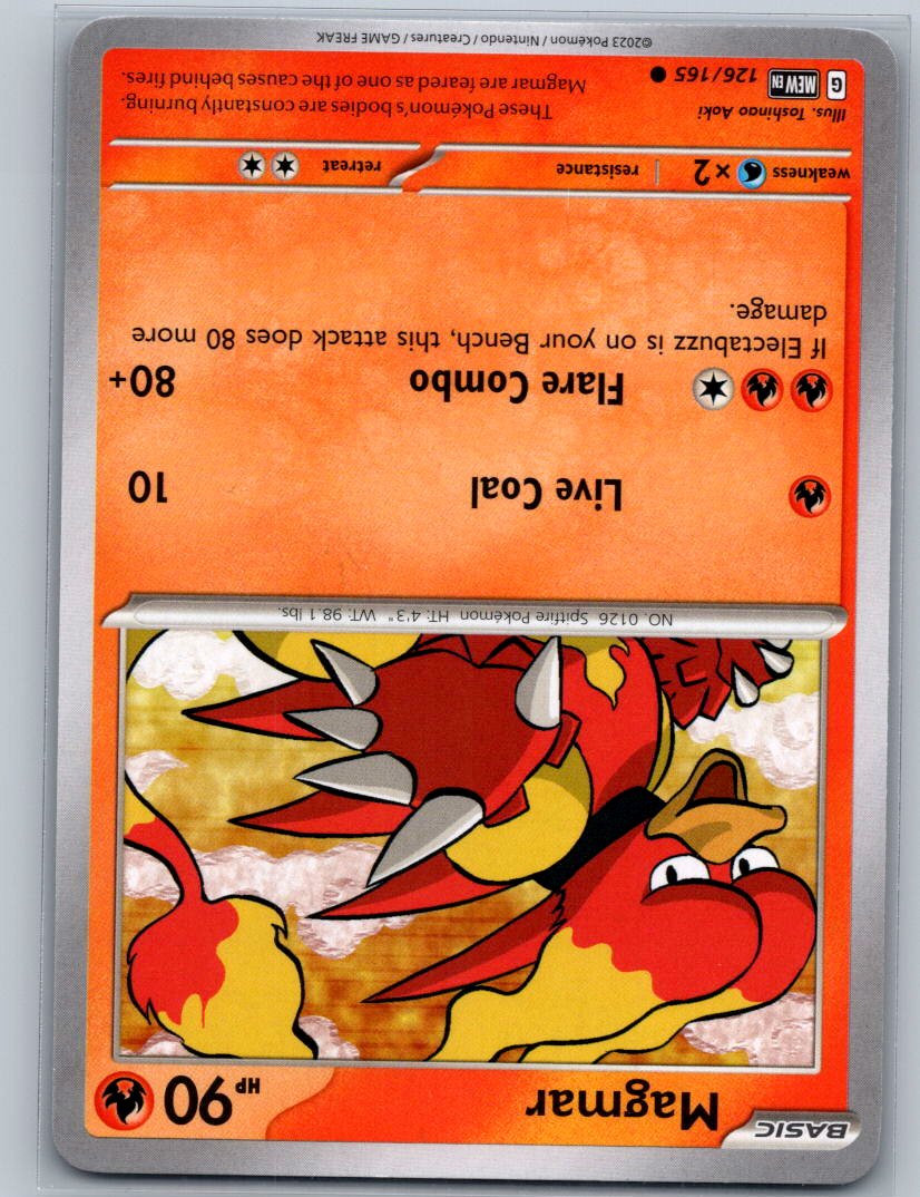 Magmar Common SV: Scarlet & Violet 151 126/165 NM