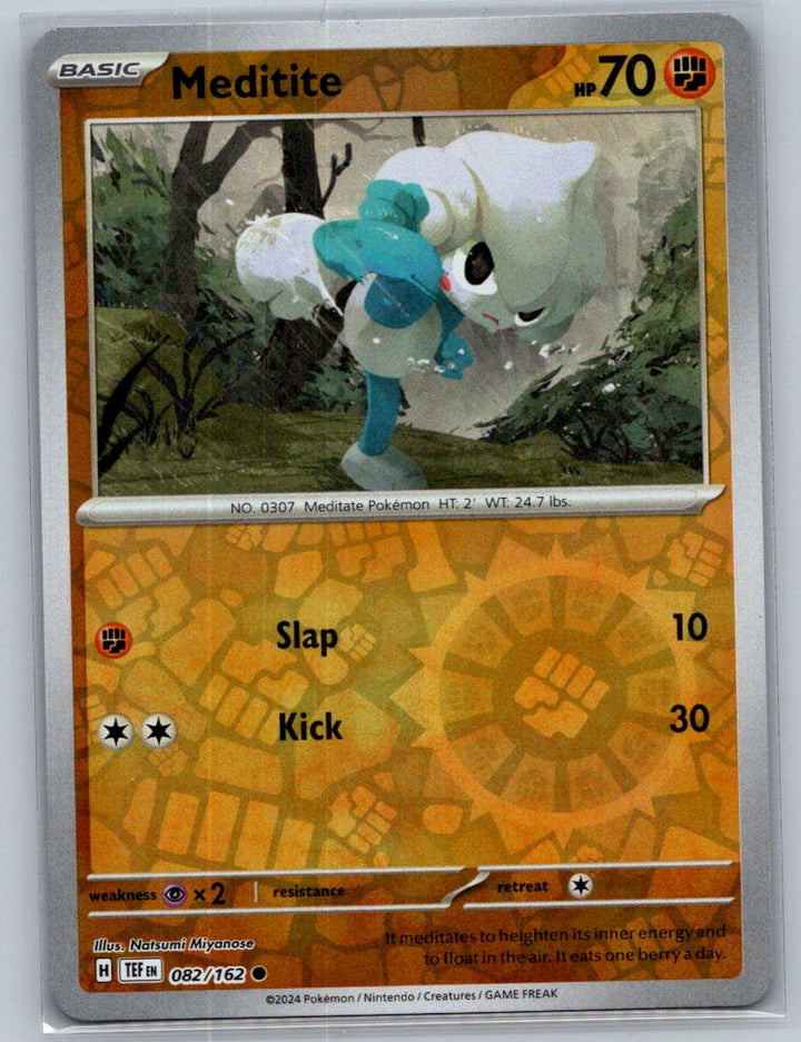 Meditite Reverse Holo Common SV05: Temporal Forces 082/162 NM