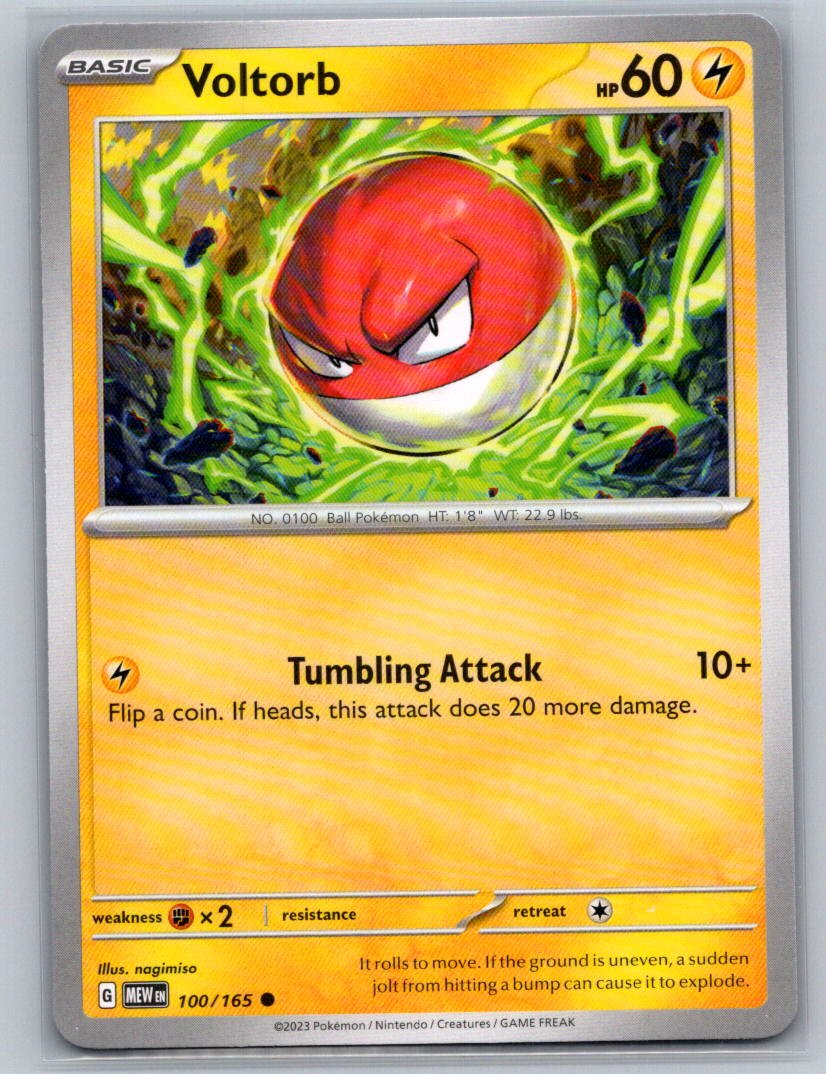 Voltorb Common SV: Scarlet & Violet 151 100/165 NM