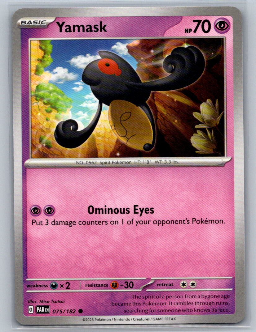 Yamask Common SV04: Paradox Rift 075/182 NM