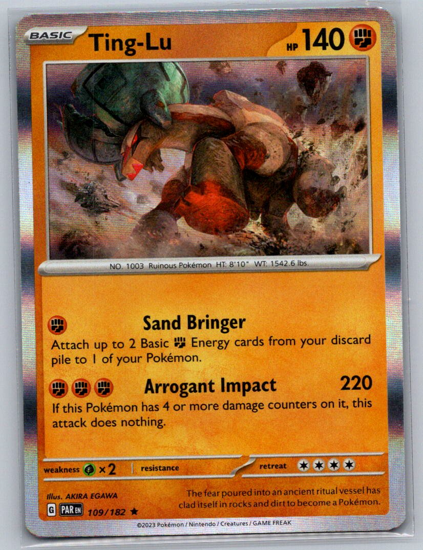 Ting-Lu Holo Rare SV04: Paradox Rift 109/182 NM