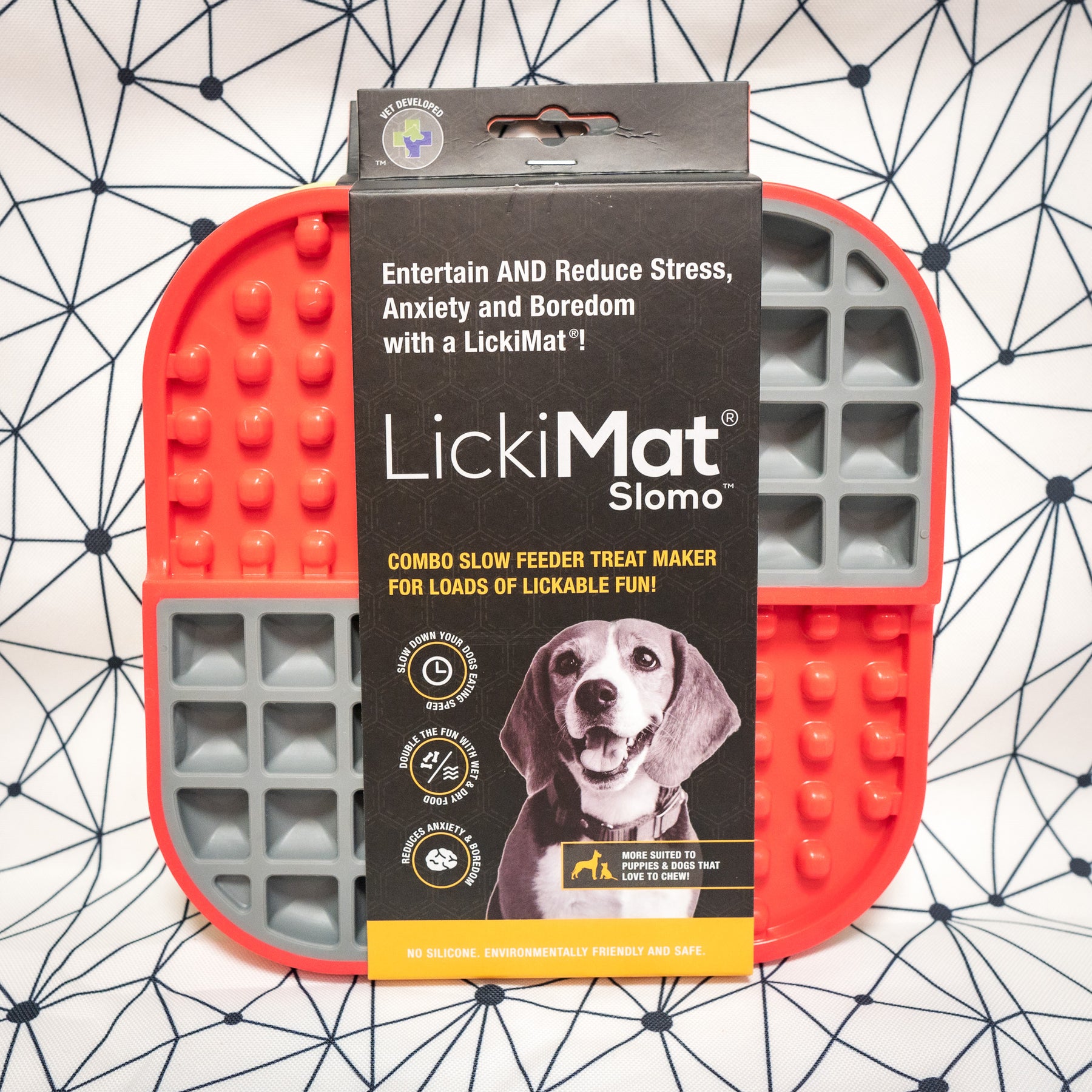 LickiMat Slomo Combo Slow Feeder & Lick Mat Dog & Cat Toy - Northwest Pets